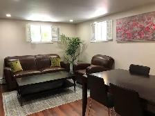 Furnished 2 Bedroom Basement Suite Close to Downtown & SAIT