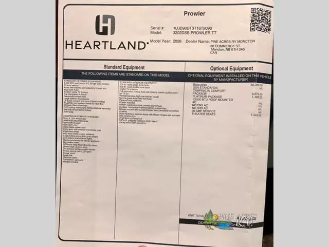 2026 Heartland Prowler 3202DSB Bunk Room 2 Slides - Photo 75