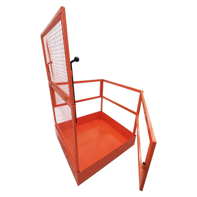 Forklift Safety Cage Work Platform Lift Basket Fence 022404 - Photo 6