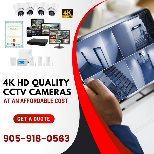 Reliable 4K HD CCTV & Burglar Alarm Installation