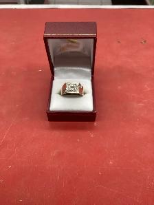 bague en or rectangulaire - Photo 2