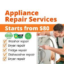 Appliance Repair GTA – Washer, Dryer, Fridge – Starts from $80
