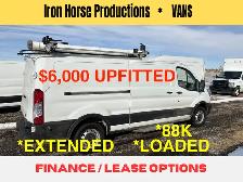 2018 Ford Transit Van EXTENDED $6000 UPFITTED LOADED  CANFINANCE