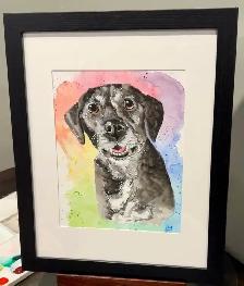 Custom Watercolour Pet Portraits - Photo 5
