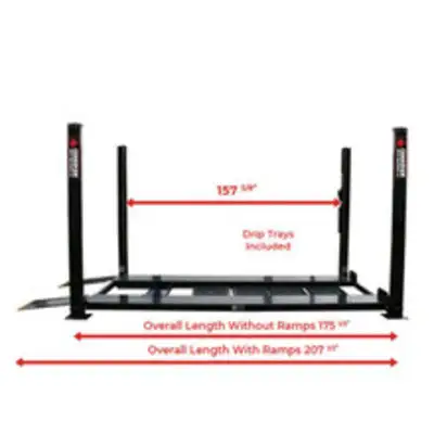 4 Post Car Lift, Parking Lift, Storage Lift 8000lb-Edmonton - Photo 7