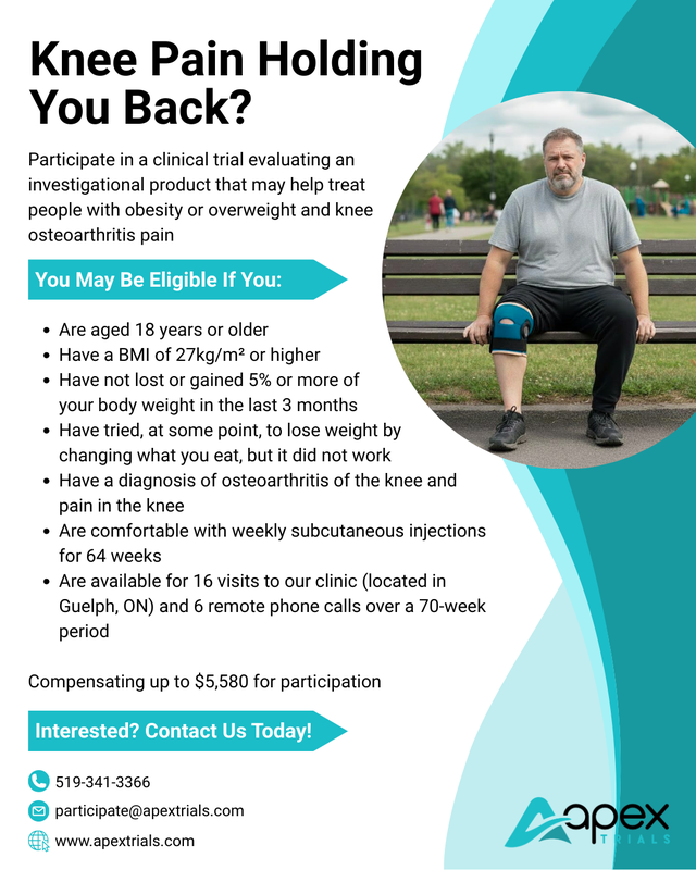 Join Our Study - Knee Osteoarthritis Pain Study - Photo 2