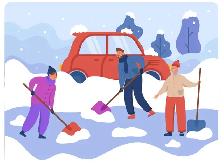 SNOW SHOWELING