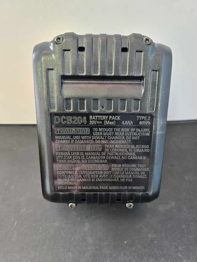 DEWALT 4AH BATTERY 20V DCB204 - Photo 2
