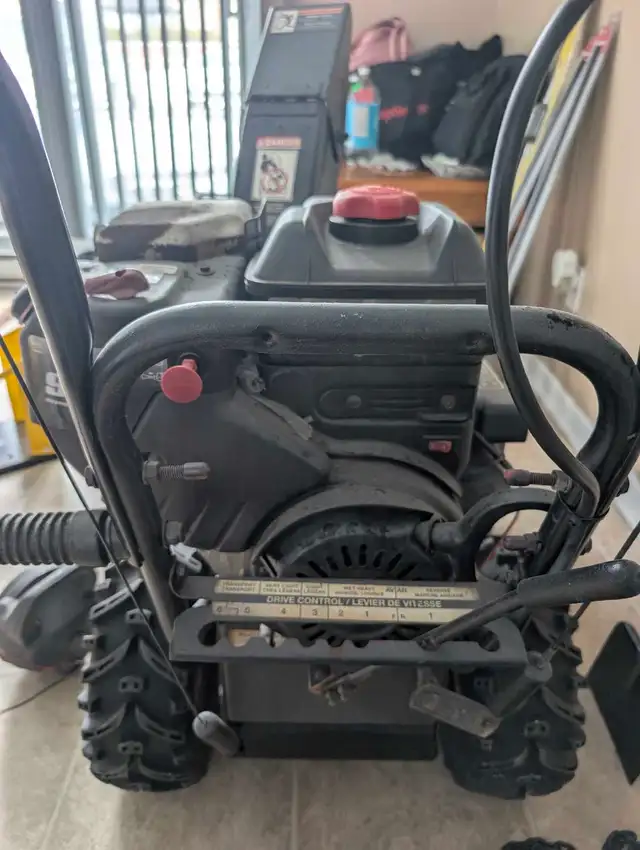 garage sale from snow blower to electronic