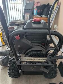 garage sale from snow blower to electronic