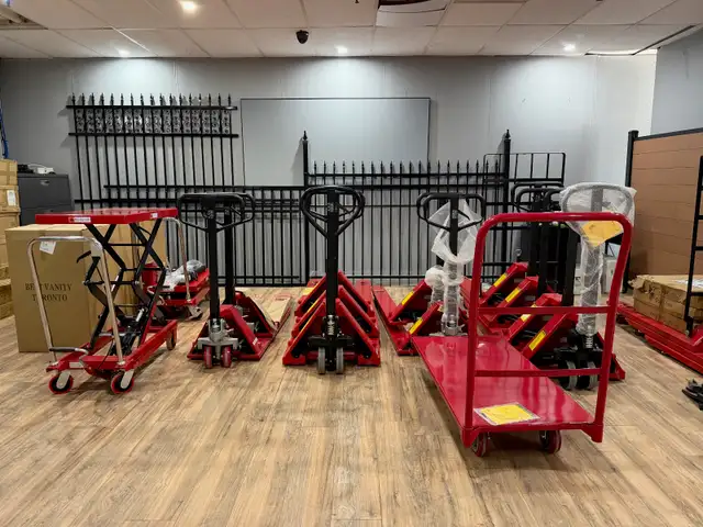 Manual Electric Pallet Jacks Pump Trucks PlatformCarts Lifttable