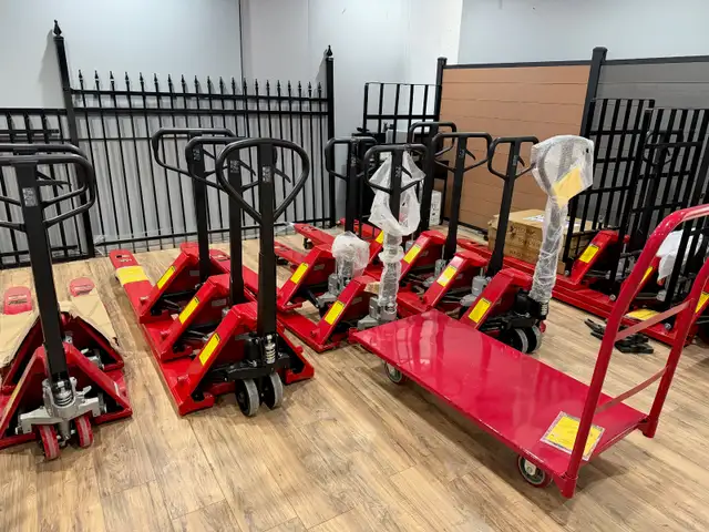 Manual Electric Pallet Jacks Pump Trucks PlatformCarts Lifttable - Photo 2