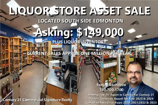 For Sale - Liquor Store In Edmonton