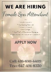 HIRING FEMALE ATTENDANTS