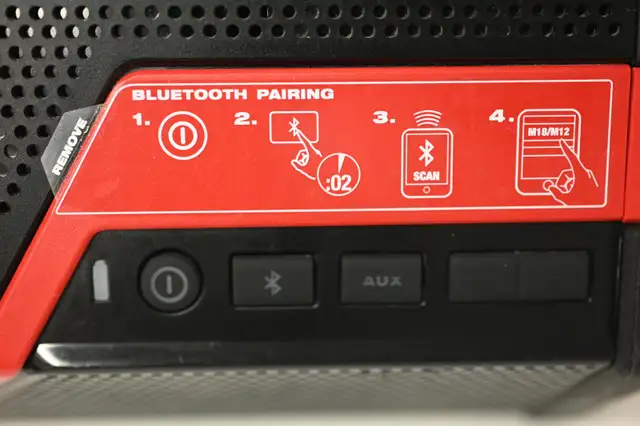 Milwaukee Jobsite Speaker M18/M12 Cordless Wireless Tool Only - Photo 7