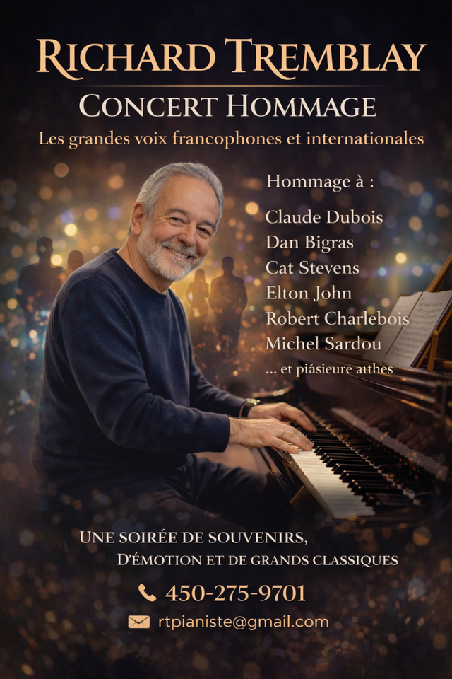PIANISTE PROFESSIONNEL-MONTRÉAL, RIVE-NORD ET LAURENTIDES - Photo 3