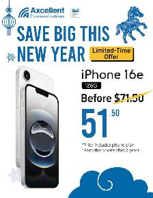 Bell New Customers iPhone 16E Offer