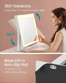 LED Strip Vanity Mirror with Charging Ports - Photo 4