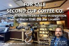 For Sale - Second Cup With Drive Thru - Edmonton Location