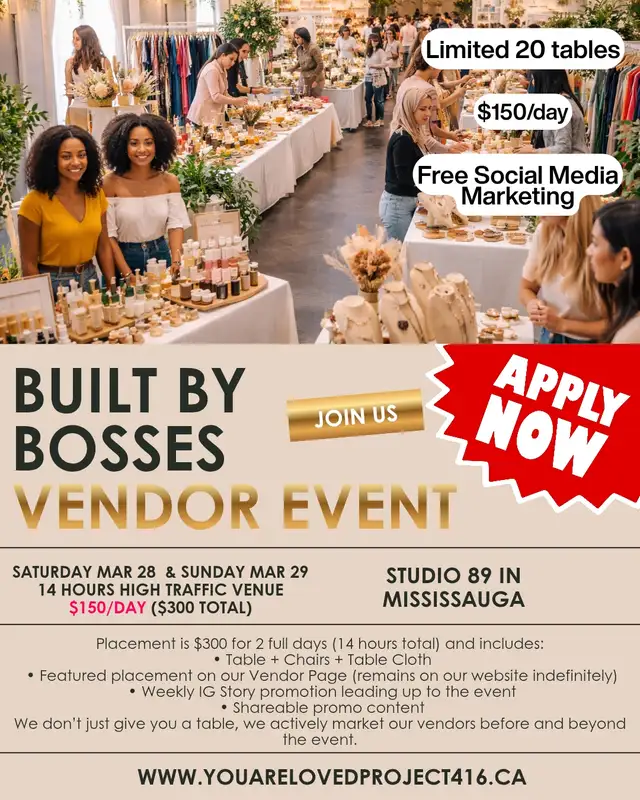 Vendors Wanted  for Market