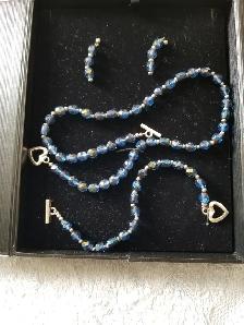 Sapphire Blue Jewelery set