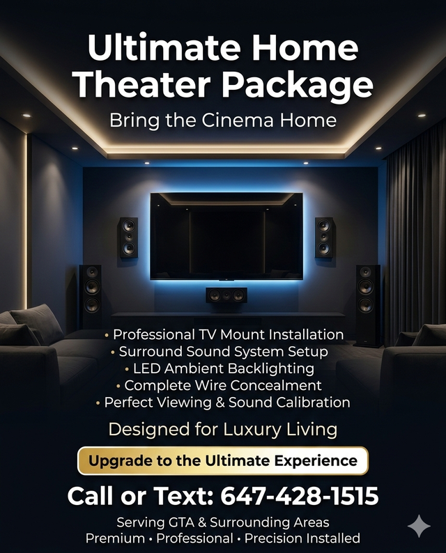 TV Mounting Specialist | Clean Look, No Messy Cables –6474281515