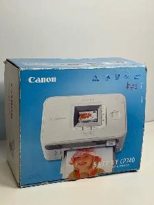 Brand New Canon SELPHY CP740 Photo Printer - Complete In Box
