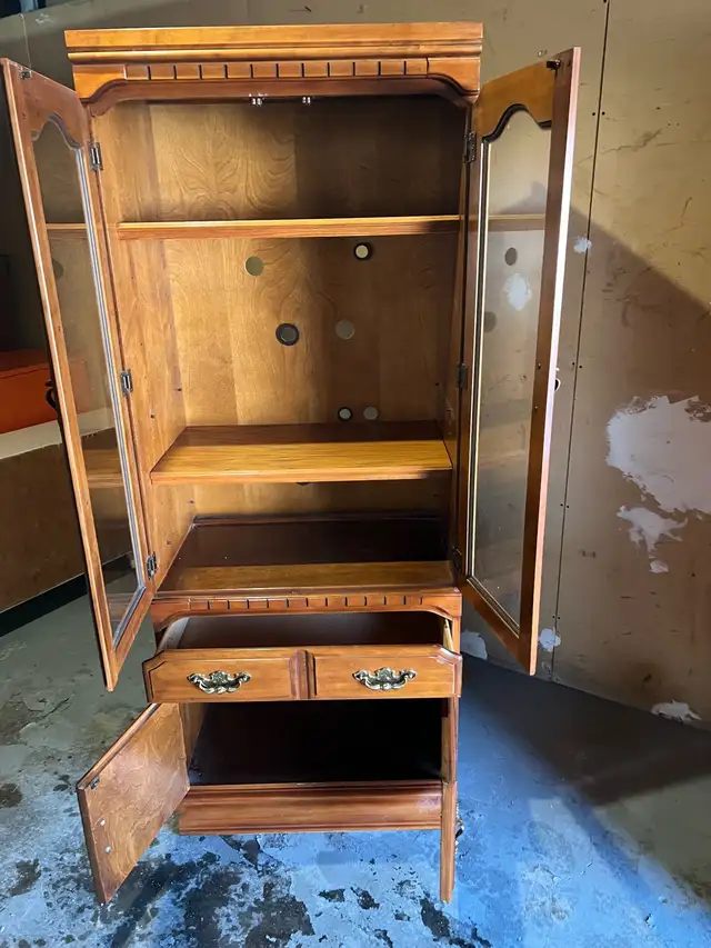 Free delivery used Kroecheler Wooden Display Cabinet - Photo 8