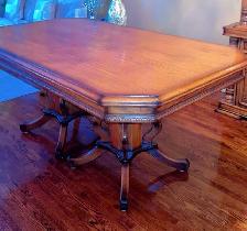 Free delivery used Wooden Dining Table with 4 chairs - Photo 8