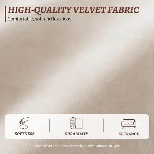 Brand New 72.5" or 87" Velvet Sofa Couch Special Selling at $299 - Photo 4