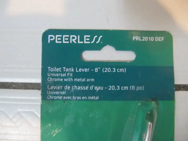 Peerless Model PRL2010DEF Toilet Tank Lever 8' Universal Fit New - Photo 2