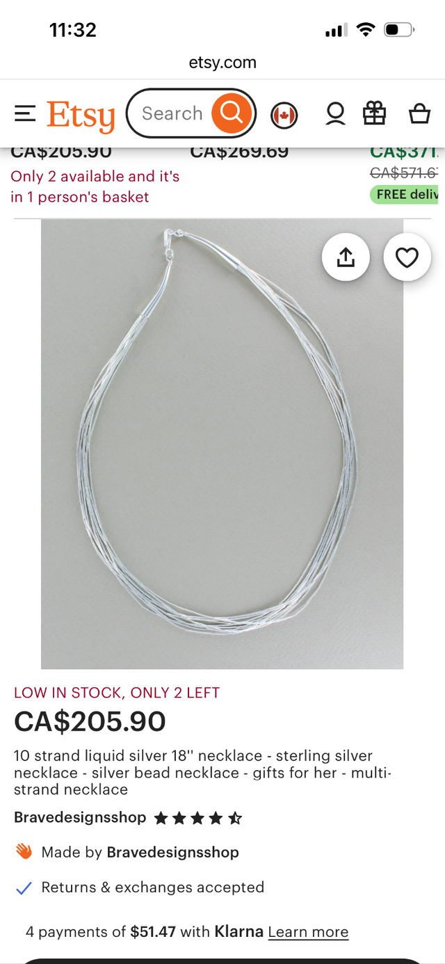 Navajo Native American Necklace - Photo 4