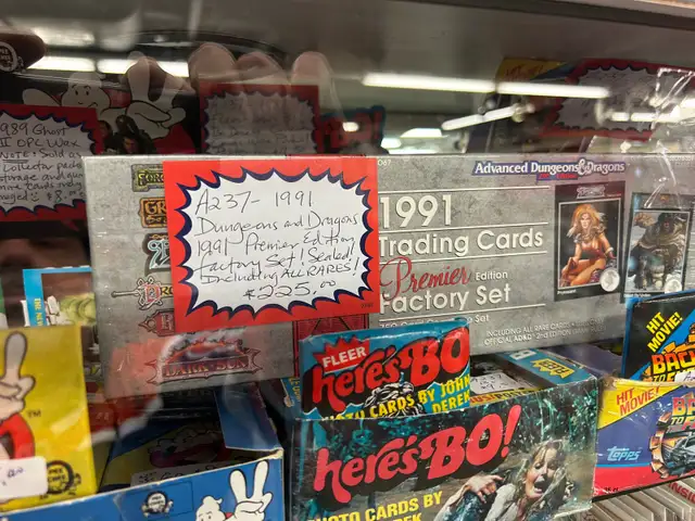 1991 D&D Dungeons Dragons SEALED FACTORY SET Rares Showcase 352