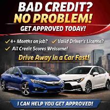 Vehicle Approval Assistance – All Credit – Toronto/GTA