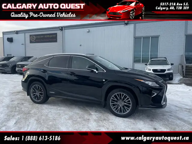 2016 Lexus RX 450H Hybrid / F Sport Series 3 Pkg /AWD/ FULLY EQU