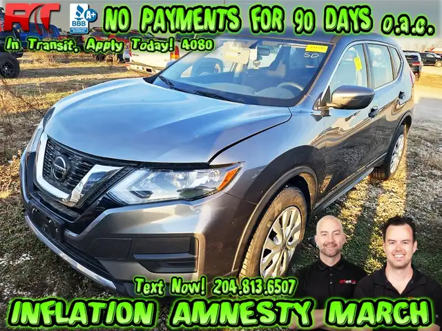 2019 Nissan Rogue S AWD - Blind Spot Monitor, Rear Defrost