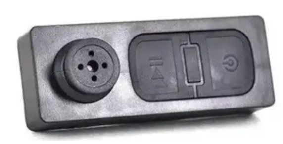 100% NEUF CAMERA ESPION BOUTON DE CHEMISE VIDEO/AUDIO HD PINHOLE