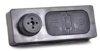 100% NEUF CAMERA ESPION BOUTON DE CHEMISE VIDEO/AUDIO HD PINHOLE