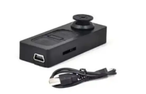 100% NEUF CAMERA ESPION BOUTON DE CHEMISE VIDEO/AUDIO HD PINHOLE - Photo 5