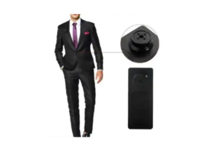 100% NEUF CAMERA ESPION BOUTON DE CHEMISE VIDEO/AUDIO HD PINHOLE - Photo 7