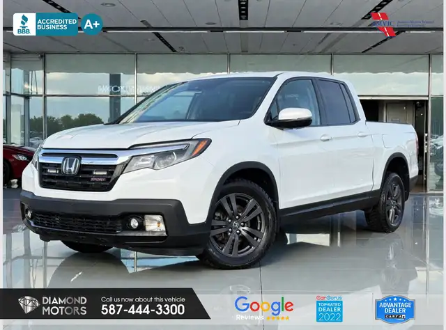 2019 Honda Ridgeline Sport AWD - Remote Starter