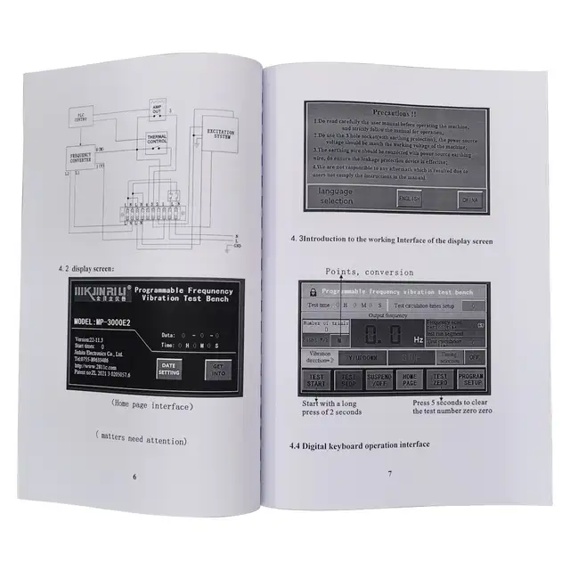 MP-3000E Professional Vertical Vibration Test Bench 110V 056841 - Photo 8