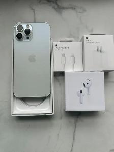iPhone 13 Pro max 128gb White Airpods/Fast Charger/Delivery