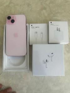 iPhone 15 128GB PINK AirPods Bundle/Delivery
