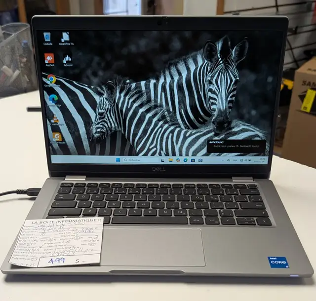 Laptop Dell Latitude 5320 i5-1145G7 16Go SSD 512Go NVMe HDMI