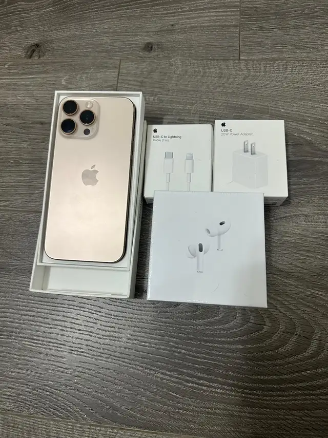 iPhone 16 Pro Max 256GB AIRPODS PKG/DELIVERY