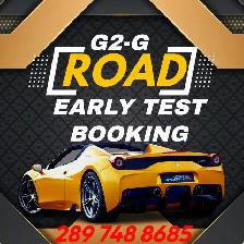 ROAD TEST EARLY(ASAP) G2/G BOOKING, DRIVE CLASSES