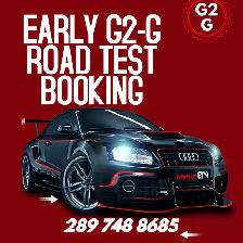 ROAD TEST EARLY(ASAP) G2/G BOOKING, DRIVING CLASSES