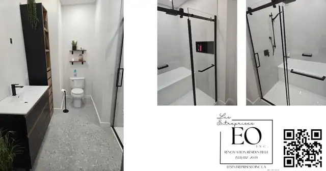 Rénovation salle de bain, céramique