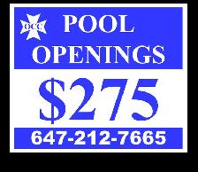 POOL OPENINGS